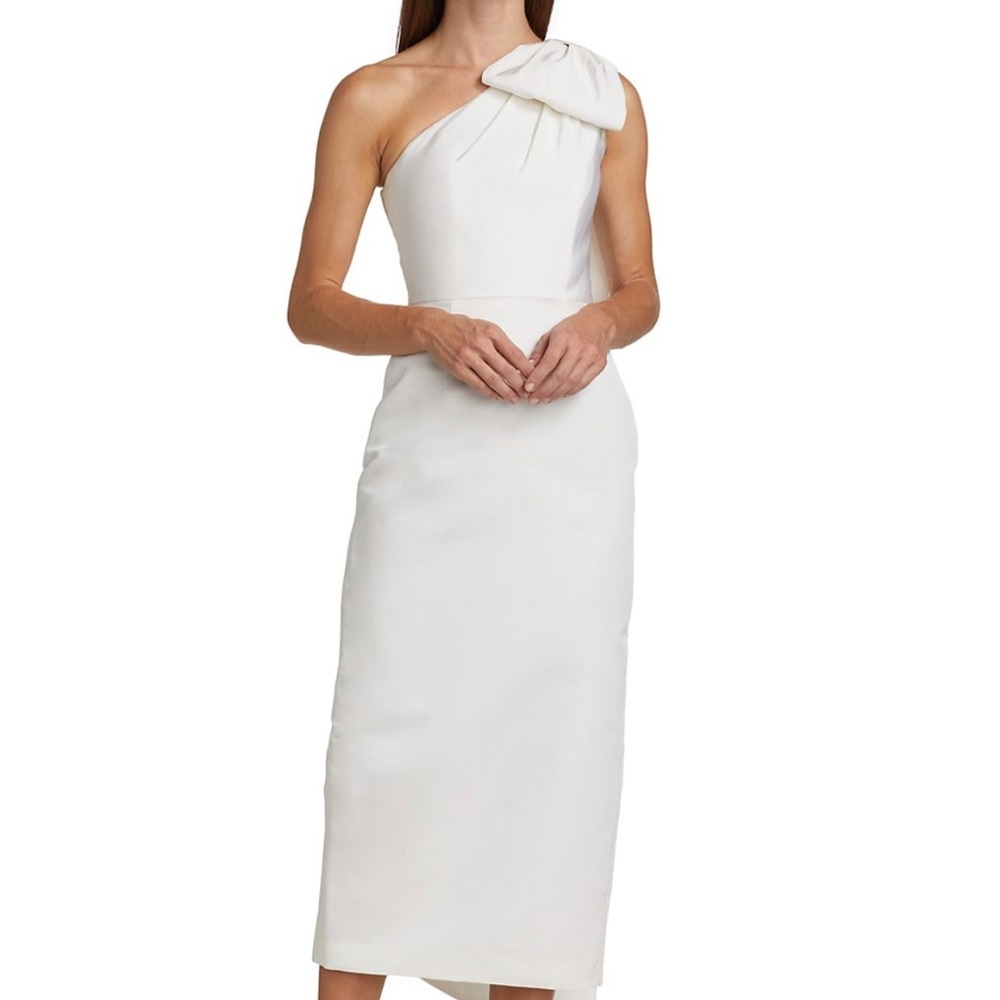 Alexia Maria Anne Silk Faille Dress Size 6